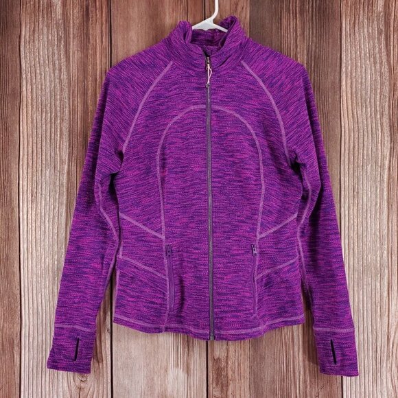 Lululemon Womens 10 Hustle In Your Bustle Jacket Diamond Jacquard Space Violet - Picture 2 of 15